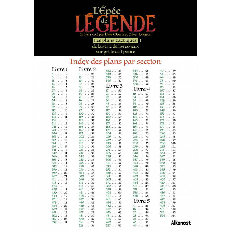 Les plans tactiques I - L'Épée de Légende