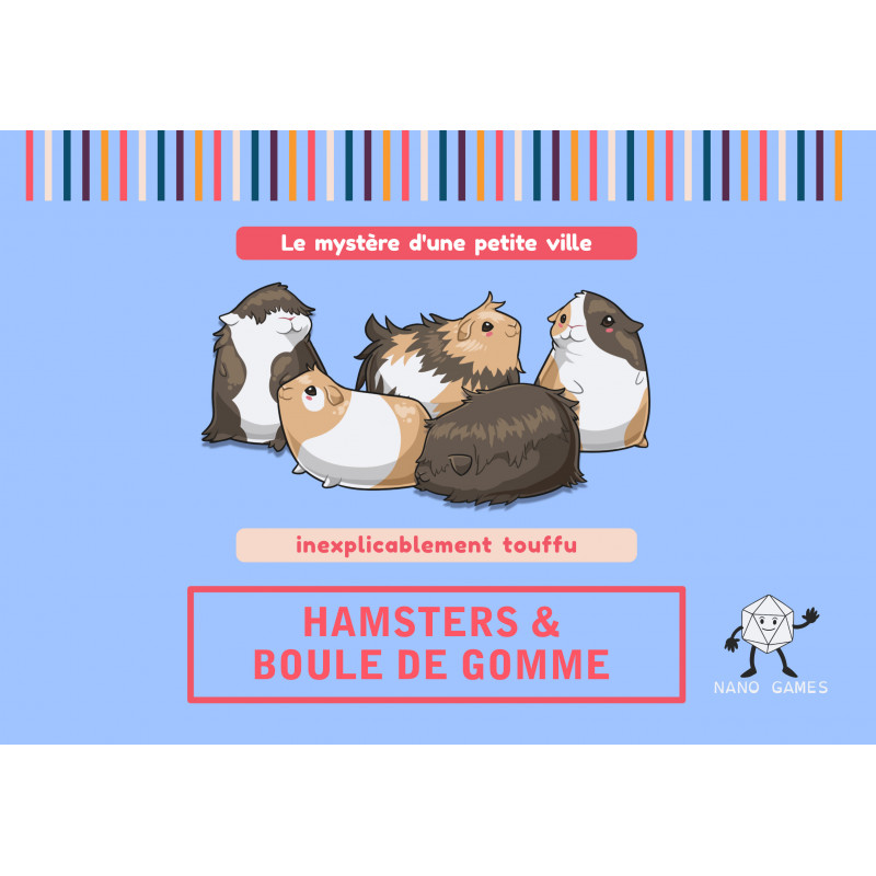 Hamster et boule de gomme